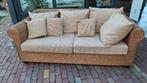 Rotan 3-zits met kussens, Huis en Inrichting, Zetels | Zetels, Ophalen, Gebruikt, 150 tot 200 cm, Driepersoons