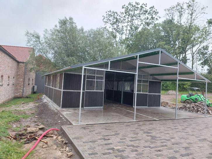 Buitenstal schuilstal weidestal binnenboxen stalramen deuren, Dieren en Toebehoren, Stalling en Weidegang