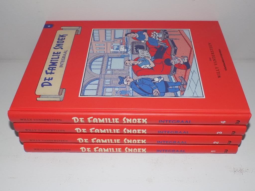 De familie Snoek ~ Complete serie Integrale HC's 1 t/m 4, Boeken, Stripverhalen, Complete serie of reeks, Ophalen of Verzenden