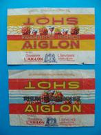 Chocolade Aiglon chocolat emballage wikkels omslagen  x 2, Enlèvement ou Envoi, Utilisé