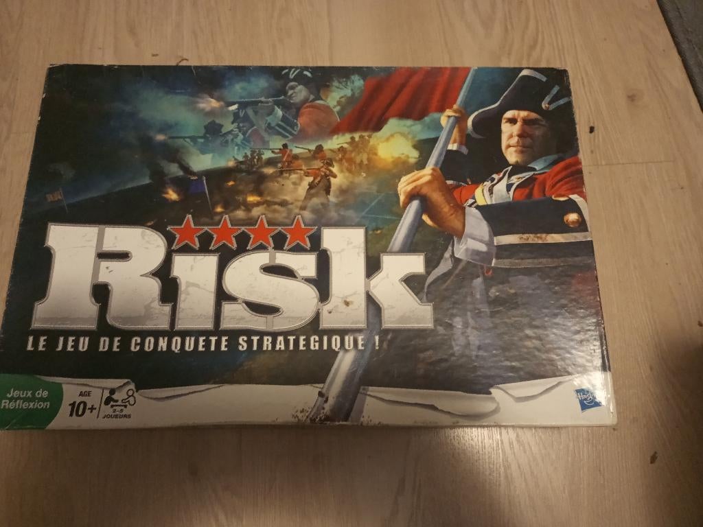 Risk jeu de société Hasbro/Parker, Trois ou quatre joueurs, Enlèvement, Utilisé, Parker