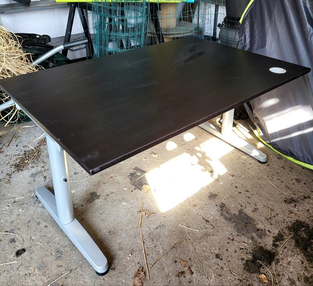 Grand bureau réglable en hauteur, Maison & Meubles, Bureaux, Enlèvement, Réglable en hauteur