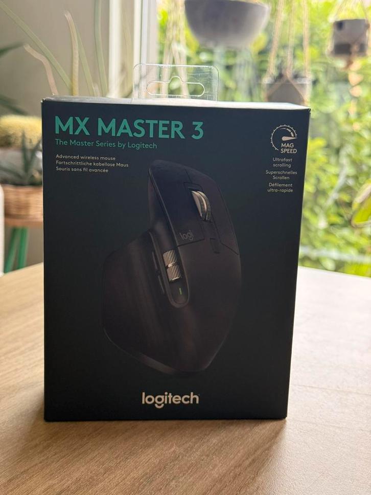 Logitech MX Master 3 - nieuw in de verpakking, Informatique & Logiciels, Souris, Neuf, Souris, Sans fil, Ergonomique, Enlèvement