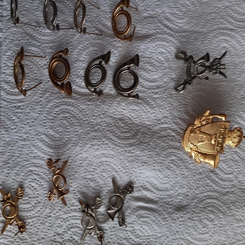 Lotje insignes jagers, Verzamelen, Ophalen