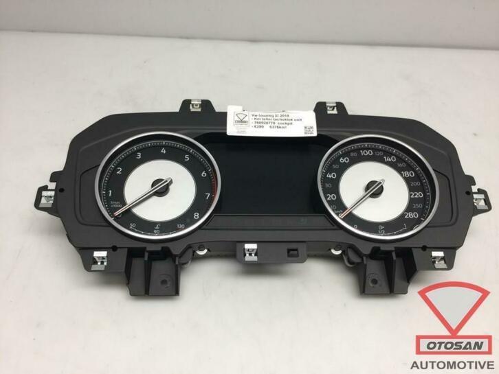 vw touareg iii 2018 km teller tacho clock cockpit 760920770, Autos : Pièces & Accessoires, Tableau de bord & Interrupteurs, Volkswagen