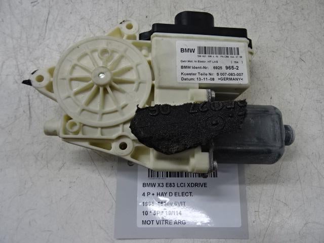 MOTEUR LEVE VITRE ELECTRIQUE ARRIÈRE GAUCHE BMW X3 (E83), Utilisé, Arrière, BMW