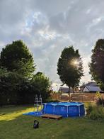 Intex zwembad 366cm Compleet Pakket, Ophalen, Gebruikt, Minder dan 80 cm, Rond