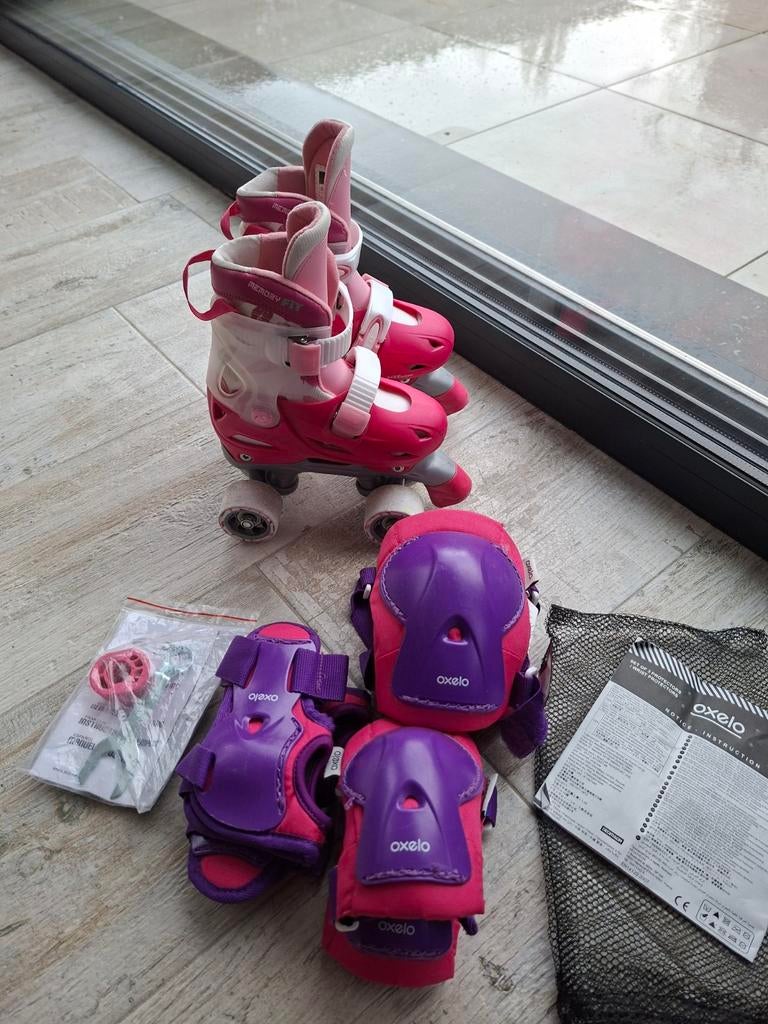 Verstelbare rolschaatsen nijjdam 30-33 bescherming oxolo, Enfants & Bébés, Jouets | Extérieur | Patins à roulettes, Enlèvement