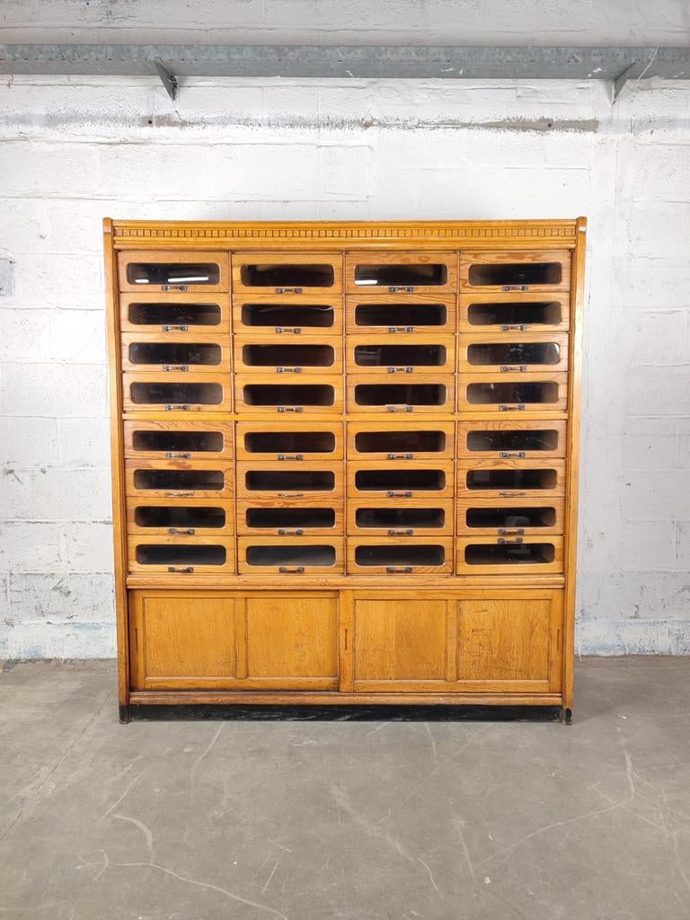 Grote antieke ladekast / winkelkast, Huis en Inrichting, Ophalen of Verzenden, ., ., ..