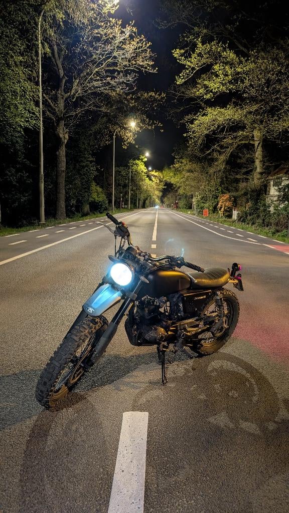 Hanway Scrambler 50 cc B klasse brommer, Fietsen en Brommers, Brommers | Overige merken, Gebruikt, Klasse B (45 km/u), Ophalen of Verzenden