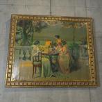 vintage schilderij / wanddecoratie art nouveau, Antiek en Kunst, Ophalen