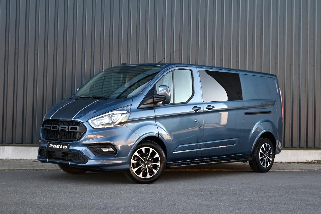 Transit Custom Sport L2 185PK, 5zit, Cam Cruise 2xschuif BTW, Auto's, Ford, Voorwielaandrijving, Monovolume, 170 g/km, 4 cilinders