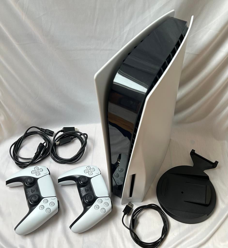 PlayStation 5 (PS5) + sac de transport + 2 manettes, Consoles de jeu & Jeux vidéo, Enlèvement, Comme neuf, Playstation 5