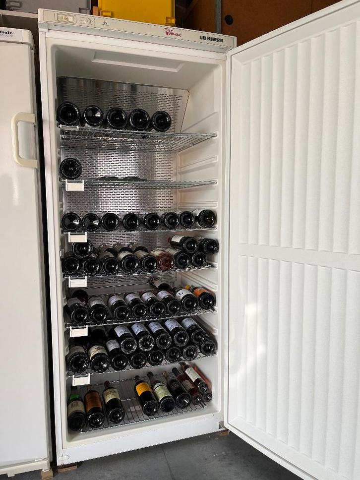 LIEBHERR koelkast - wijnkelder, Elektronische apparatuur, Koelkasten en IJskasten, Gebruikt, 160 cm of meer, 60 cm of meer, Ophalen