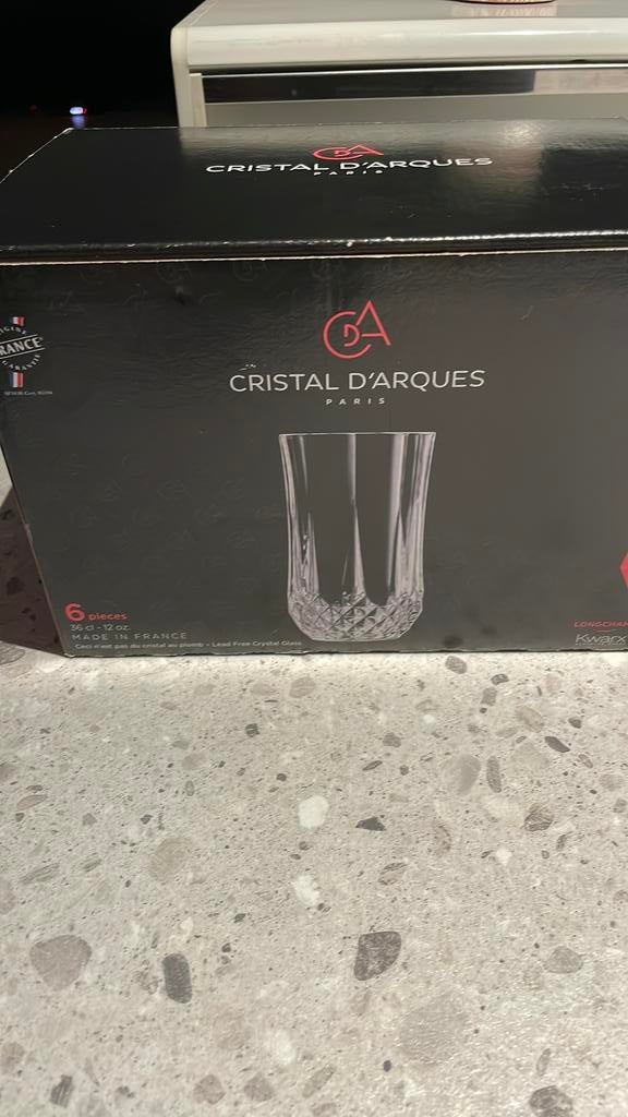Verres en cristal, Collections, Enlèvement, Neuf