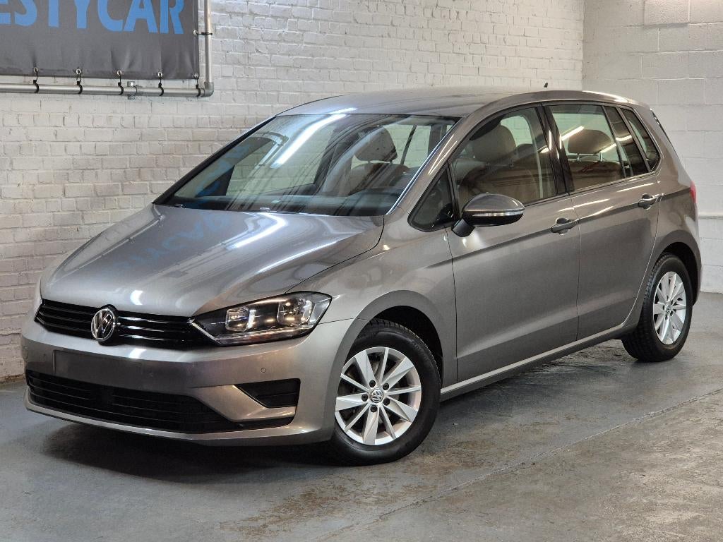VW Golf 7 Sportsvan 1.2TSi DSG Highline- Leder- 1eig.- Top, Auto's, Automaat, Testrit aan huis, Monovolume, Euro 6