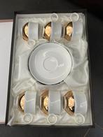 Service tasses café, Neuf, Enlèvement ou Envoi, Autres styles, Porcelaine