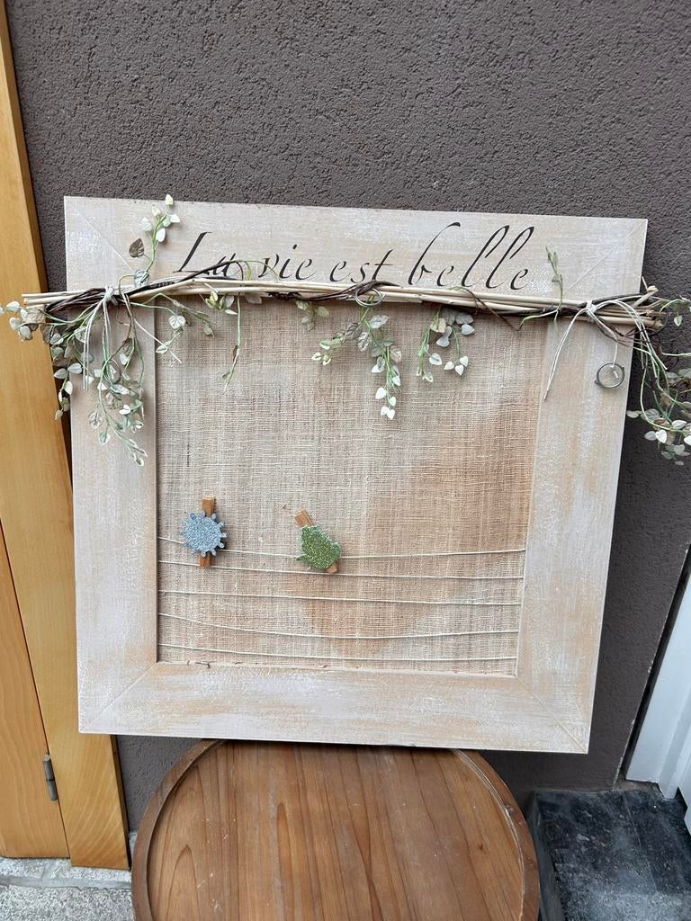 Cadre porte-photos, Enlèvement ou Envoi, Utilisé, 50 à 75 cm, Bois