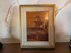 Peinture + cadre. Année 1948. Eglise Saint-Denis de Liège, Enlèvement