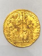 Munt goud Venetië 1 zechhino Paolo Renier ( 1779-1789 ), Postzegels en Munten, Ophalen of Verzenden, Italië, Losse munt, Goud
