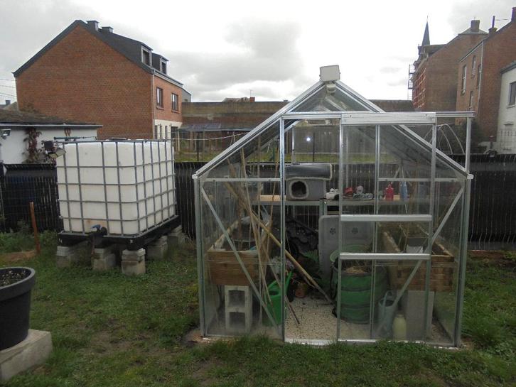 serre de jardin de 4m, Jardin & Terrasse, Serres, Utilisé, Serre, Aluminium, Enlèvement
