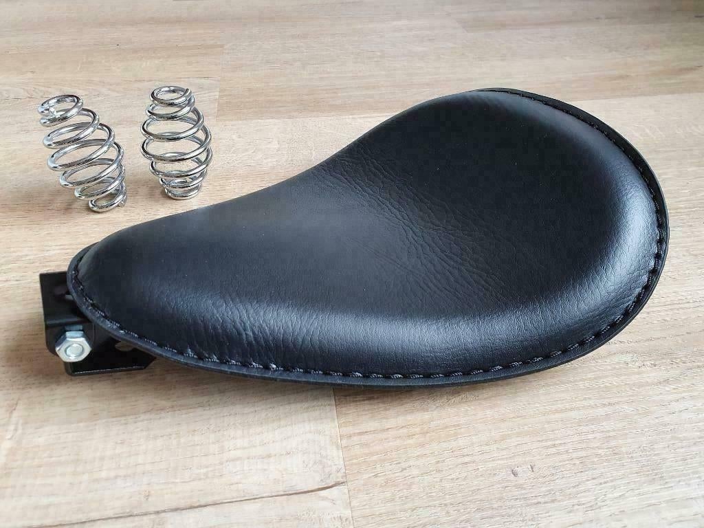Zadel voor Bobber, Chopper, Custom solo mono zitje, Motoren, Ophalen of Verzenden, Nieuw