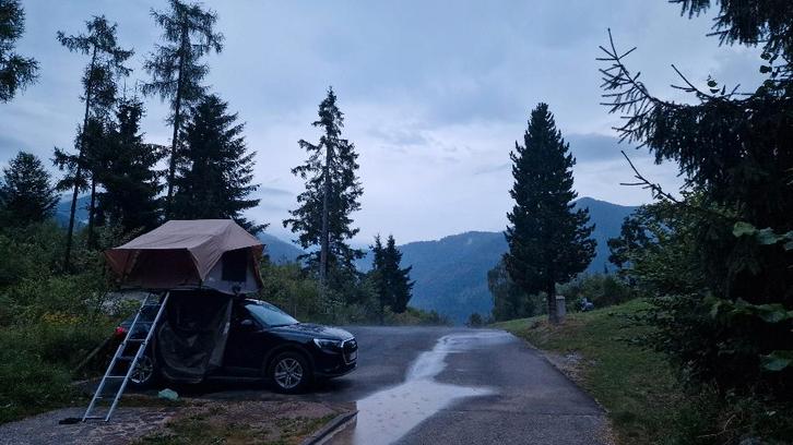 Location tente de toit 25€/nuit, Caravanes & Camping, Tentes, jusqu'à 2, Comme neuf, Enlèvement