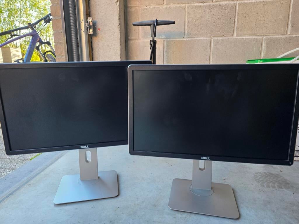 2x Dell P2214Hb monitoren, Computers en Software, Monitoren, DisplayPort, DVI, VGA, IPS, HD, Ophalen
