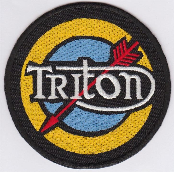 Triton stoffen opstrijk patch embleem #1, Motoren, Accessoires | Overige, Nieuw, Verzenden