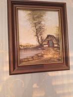 Peinture de ferme avec cadre, Enlèvement ou Envoi