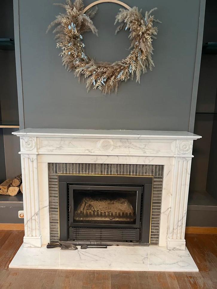 Mantelschouw, Huis en Inrichting, Haarden, Gebruikt, Houthaard, Ophalen