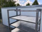 chariot en acier inoxydable avec étagères amovibles, Enlèvement, Utilisé