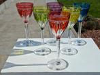 6 verres à vin rouge du Val Saint Lambert, Antiquités & Art, Enlèvement