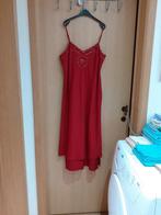 Robe longue rouge 100 % lin Taille 42 (XL), Vêtements | Femmes, Robes, Enlèvement ou Envoi, Porté, Cherry, Sous le genou