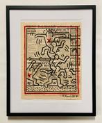 Keith Haring : dessin sur papier journal, Enlèvement ou Envoi