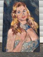 Huile sur panneau signe tony reniers, Ophalen of Verzenden