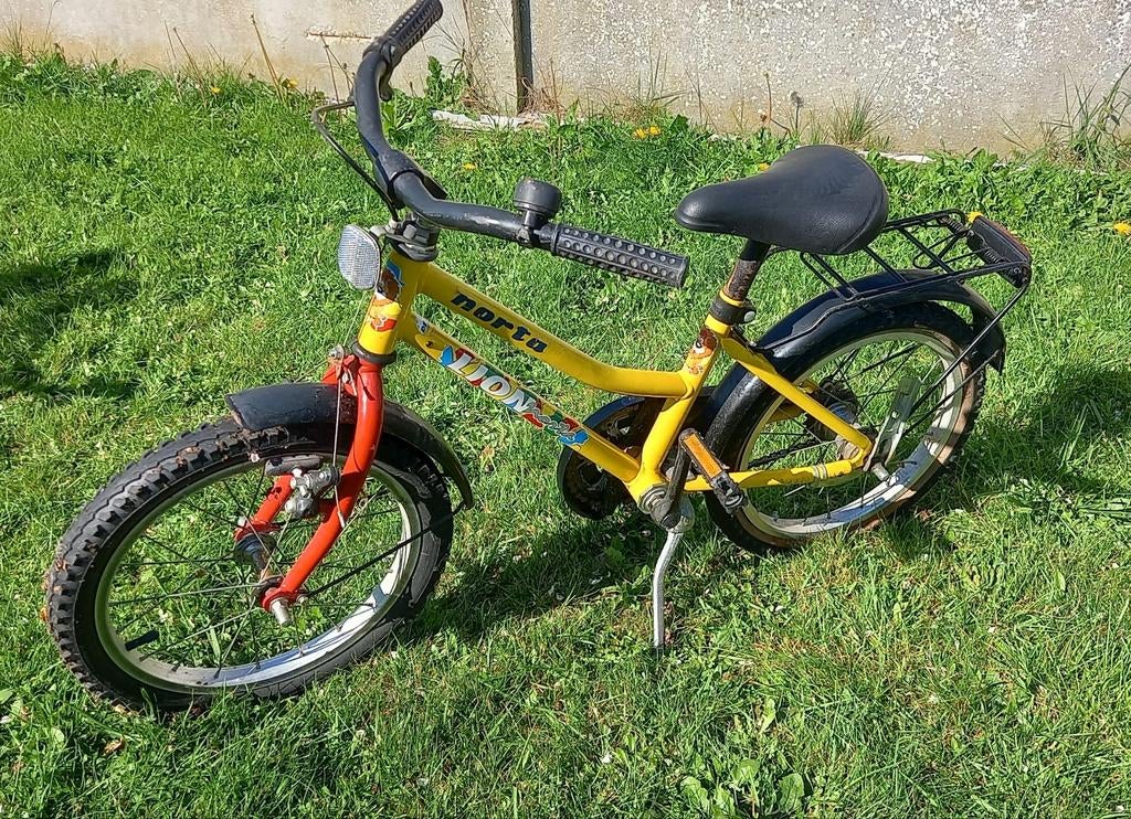 Norta kinderfiets, Ophalen, Velgrem, Norta, 16 tot 20 inch