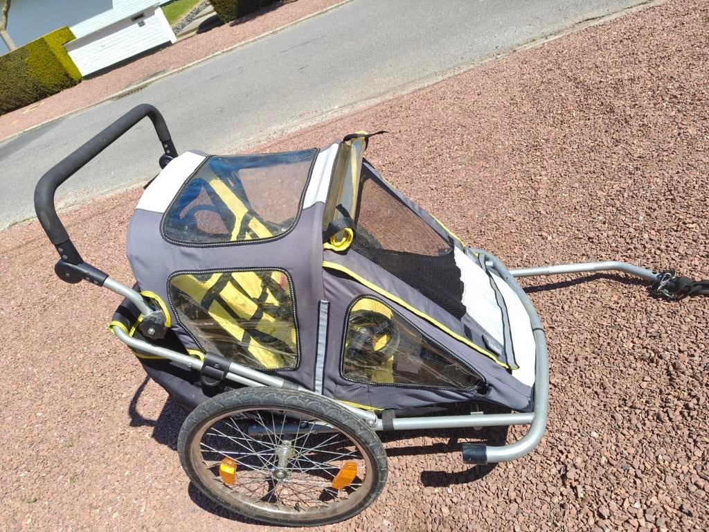 Remorque enfant pour vélo, Enlèvement, Utilisé, Remorque pour enfant, Pliable