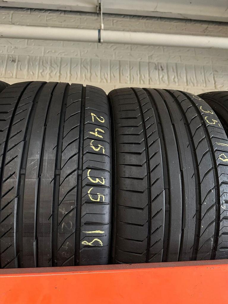 Demo Continental Sportcontact 5 245/35 R18 - 245 35 18 bande, 245 mm, Véhicule de tourisme, Pneus été, -