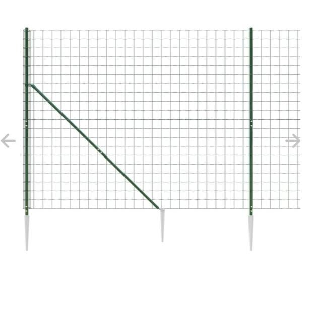 Gaashek met Grondankers (1,6x25m, Groen), Ophalen, Nieuw
