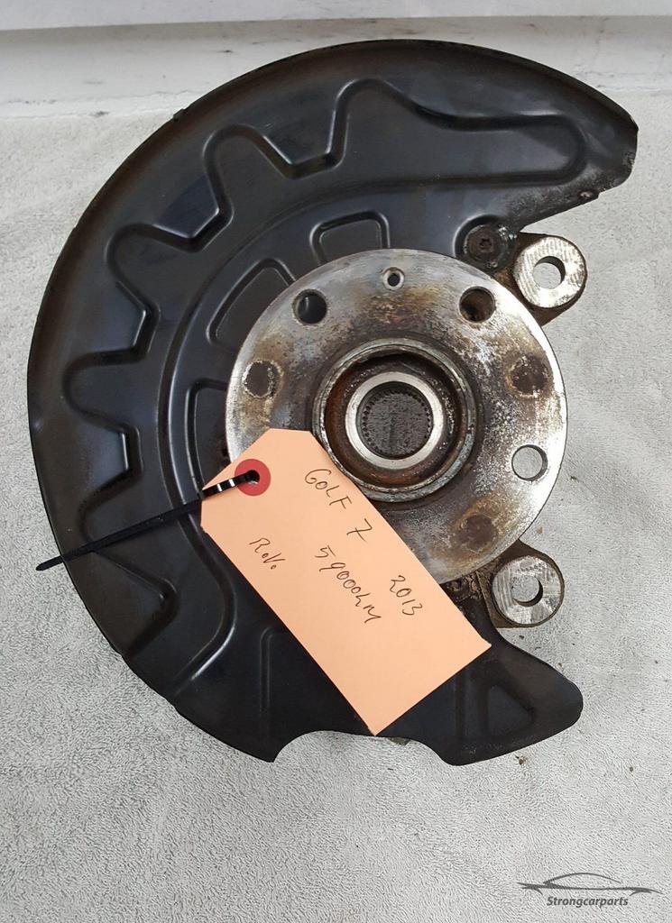 VW Golf 7 Fusee wiellager rechts voor 2014, Gebruikt, -, Volkswagen, -