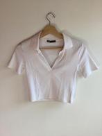 Shirtje Zara S, Wit, Ophalen of Verzenden, Zo goed als nieuw, Korte mouw