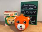 Boite à musique tête d'ours vintage made in Hong Kong, Enlèvement ou Envoi, Utilisé, Mobile