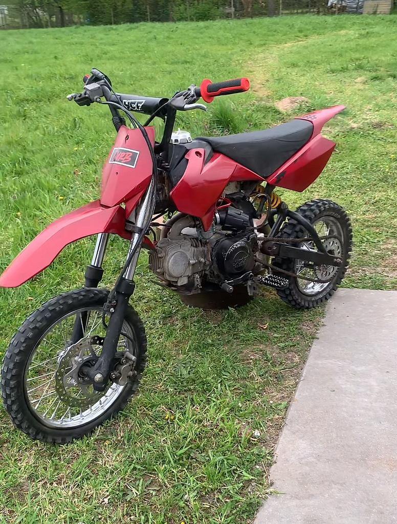 Pitbike 125cc, Ophalen, Zo goed als nieuw
