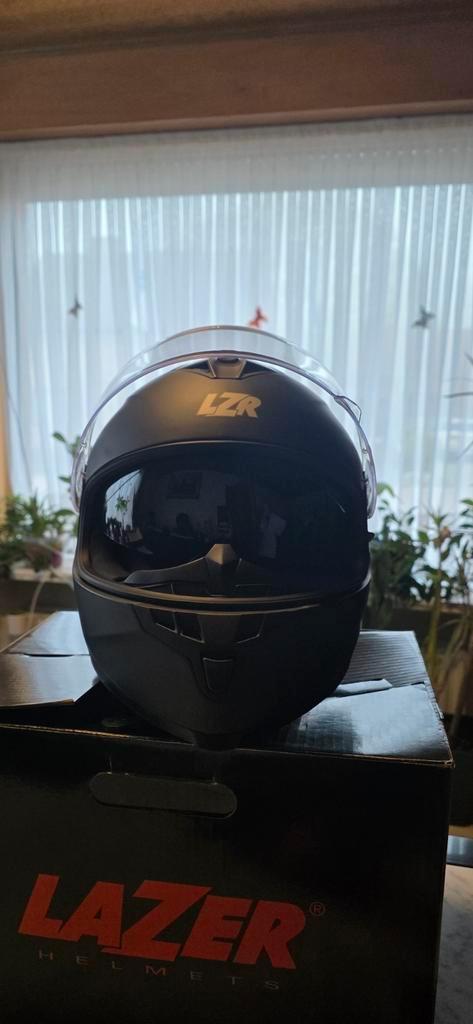 Motorhelm Lazer FH3 Z-Line maat M – Black Matt – als nieuw, Motos, Vêtements | Casques de moto, M, Lazer, Enlèvement
