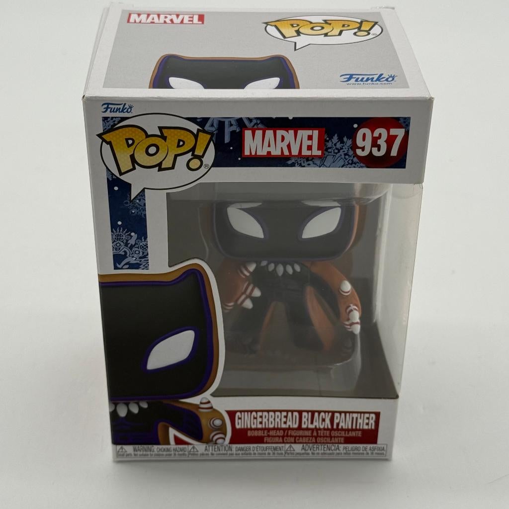 Funko Pop - Marvel Gingerbread Black Panther, Collections, Jouets miniatures, Neuf, Enlèvement ou Envoi
