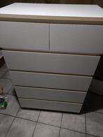 Witte kast Malm Ikea, 5 laden of meer, Ophalen, Gebruikt