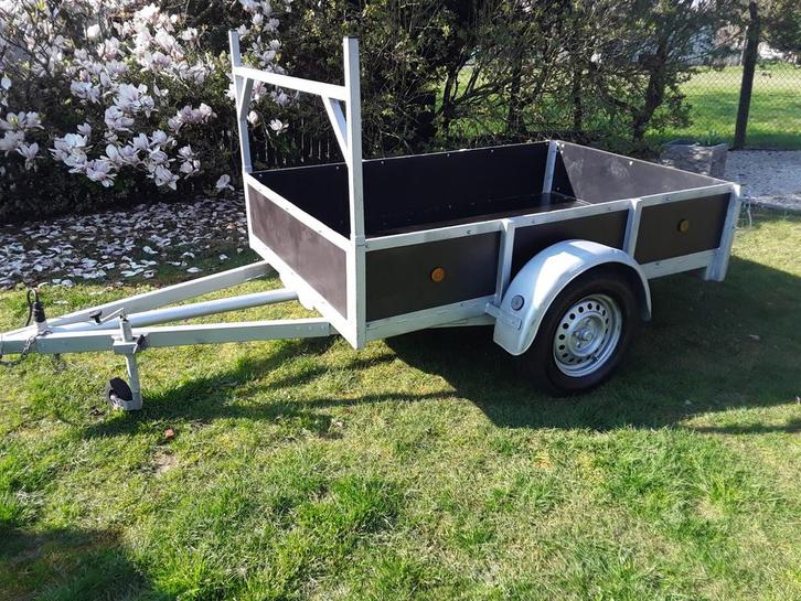 Aanhangwagen enkelas  hulco 750kg, Auto diversen, Aanhangers en Bagagewagens, Zo goed als nieuw, Ophalen