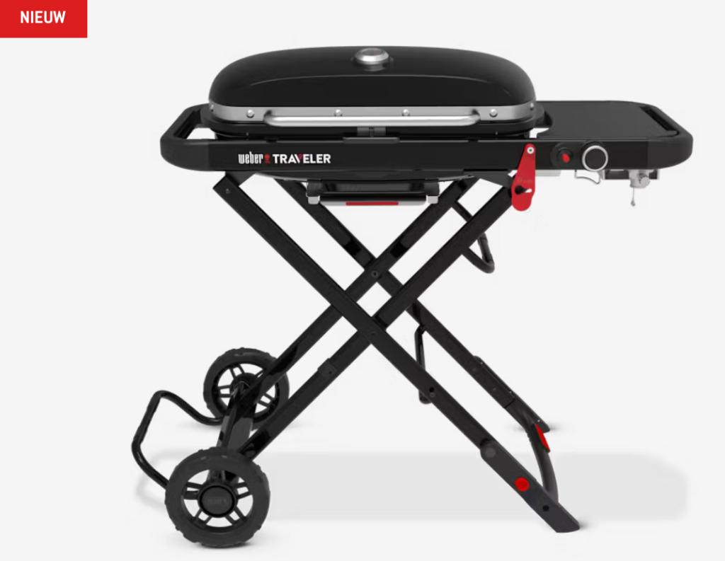 Weber Traveller +hoes +planchca - € 200 korting + garantie, Enlèvement, Comme neuf, Weber