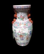 Vase balustre chinois à décor multicolore, Enlèvement